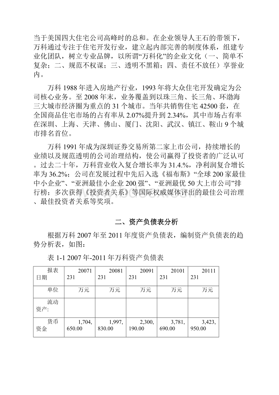 万科财务报表分析.docx_第2页