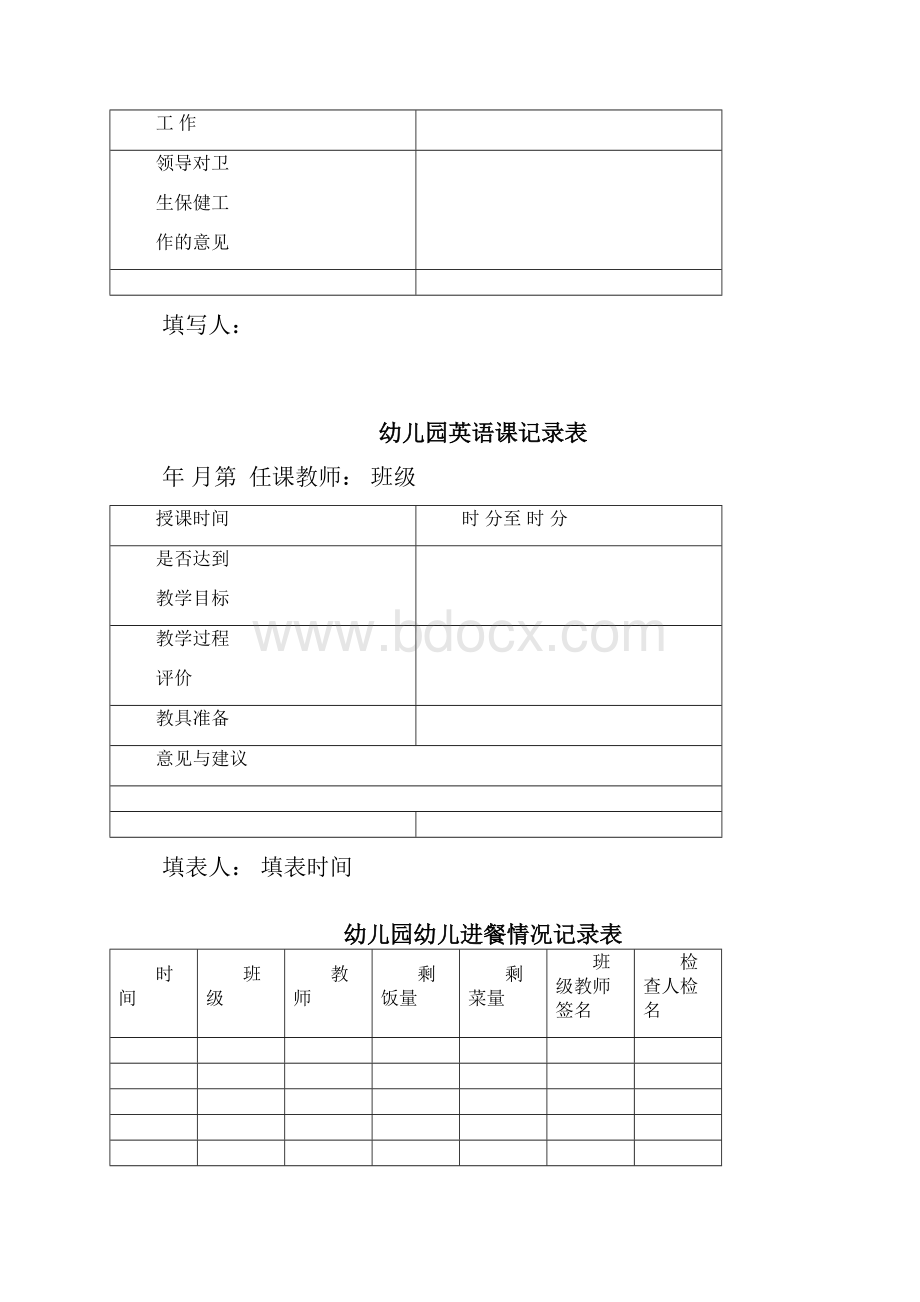 幼儿园日常管理常用表格大全.docx_第2页