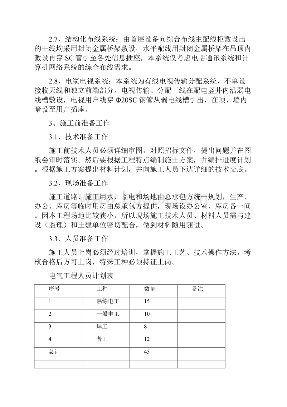 建筑电气工程施工方案.docx_第3页