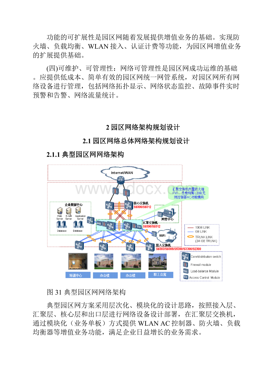 华为企业园区网络建设技术方案.docx_第3页