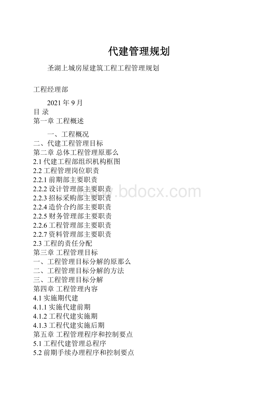 代建管理规划.docx