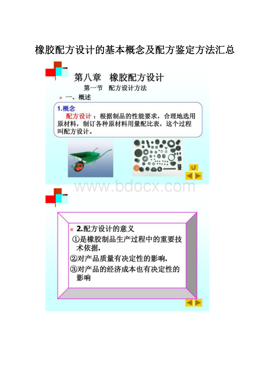 橡胶配方设计的基本概念及配方鉴定方法汇总.docx