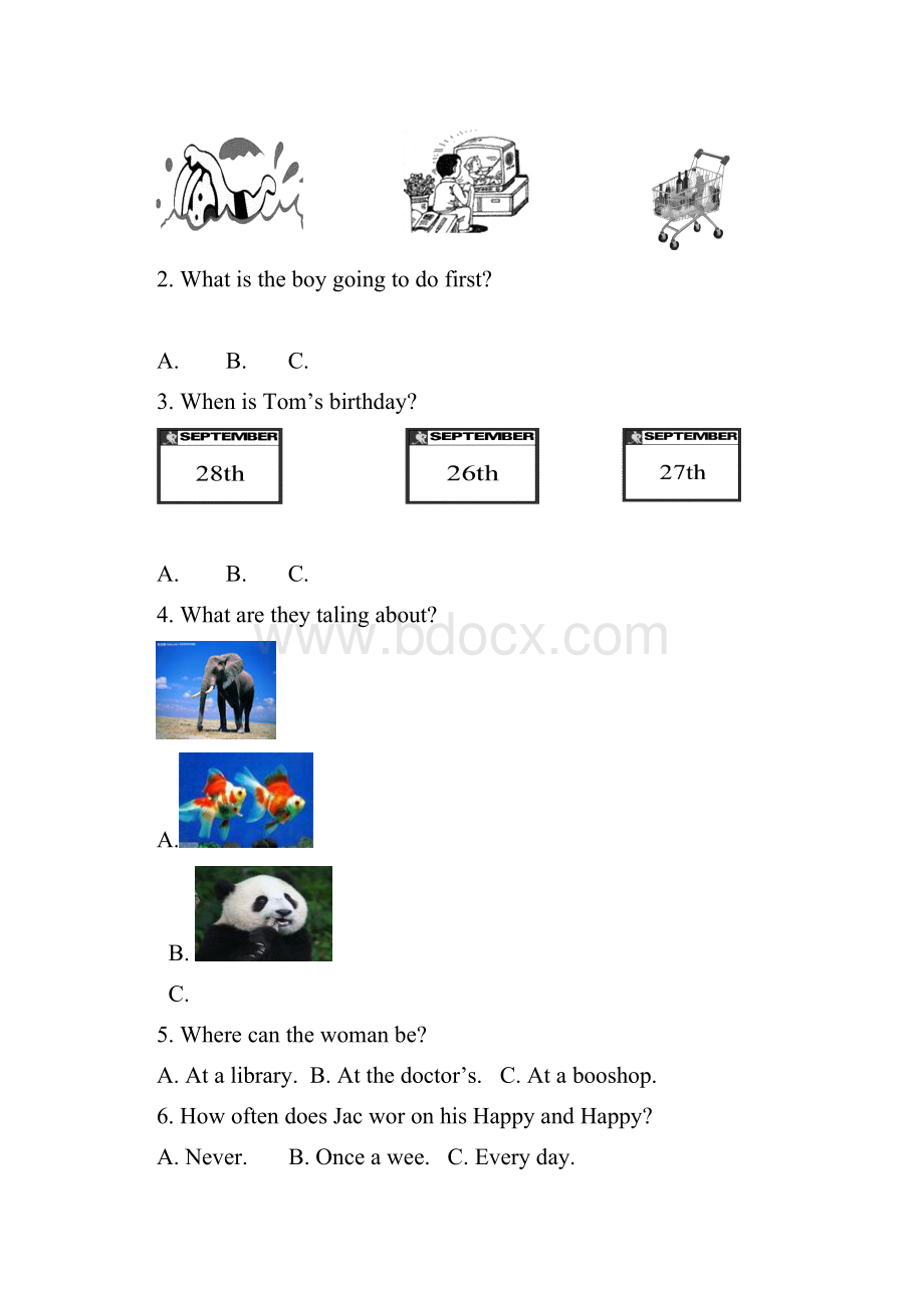 牛津版八年级英语第一学期期末考试试题有答案含听力材料.docx_第2页