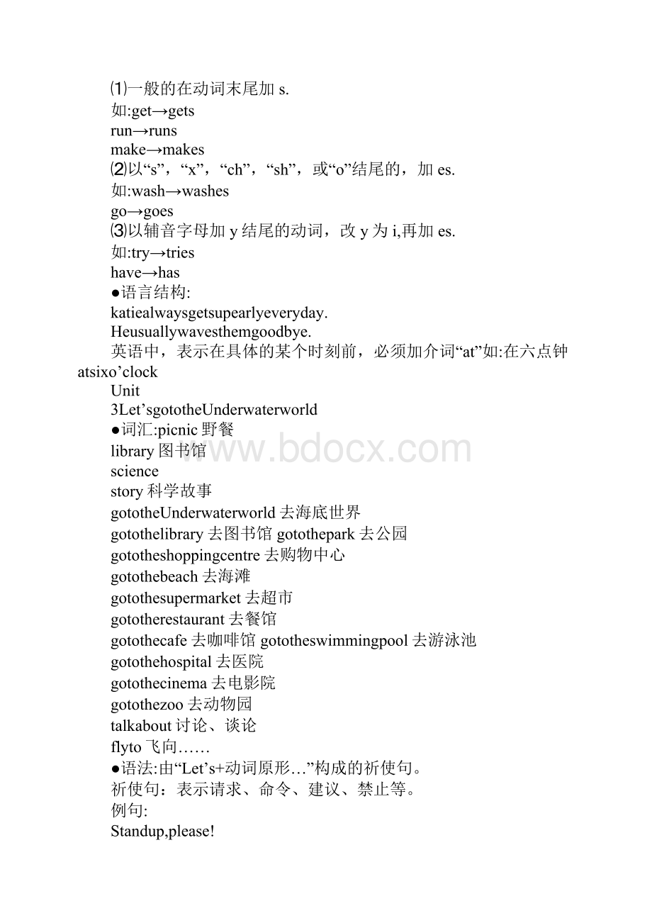 教育学习文章XX年六年级上册英语重点知识点复习湘少版.docx_第3页