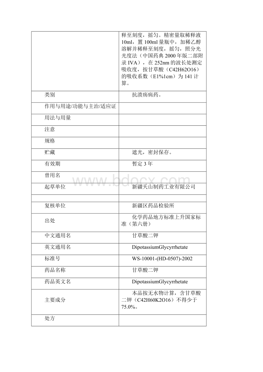 甘草酸系列产品质量标准.docx_第2页