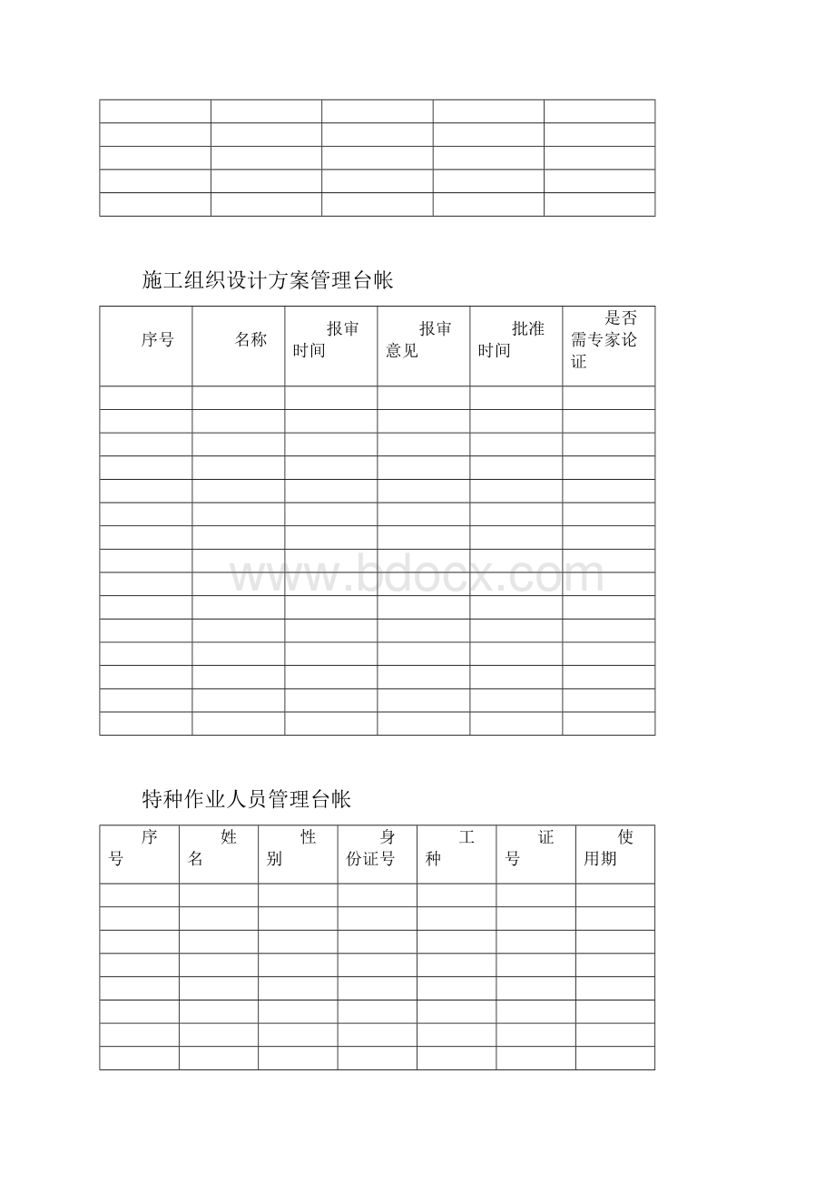 最全的监理台帐表格.docx_第3页