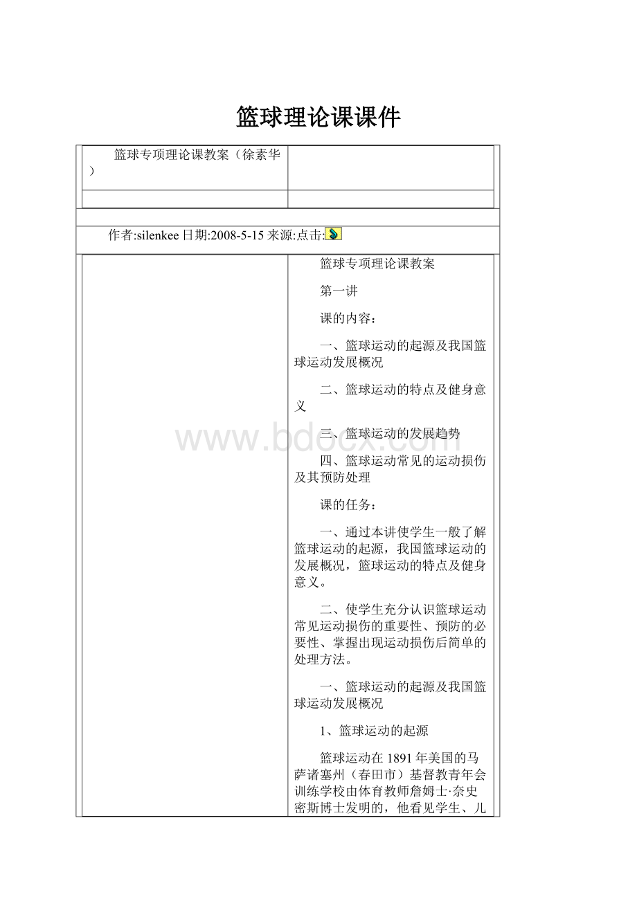 篮球理论课课件.docx