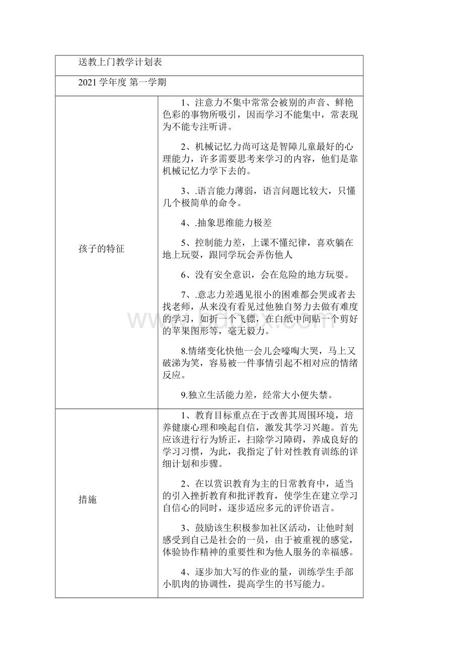 某某送教上门评估表完整优秀版.docx_第3页