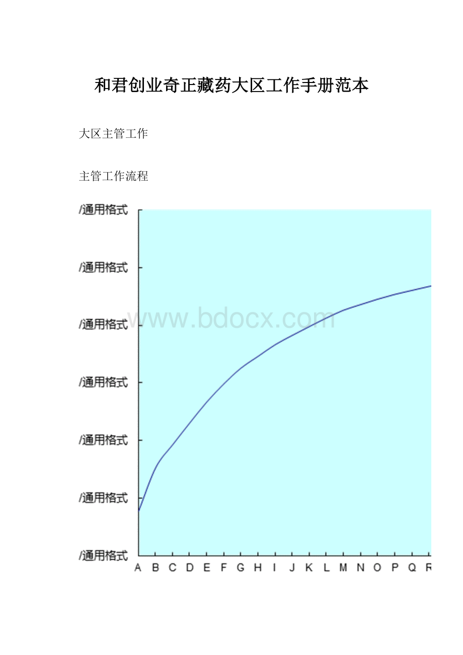 和君创业奇正藏药大区工作手册范本.docx