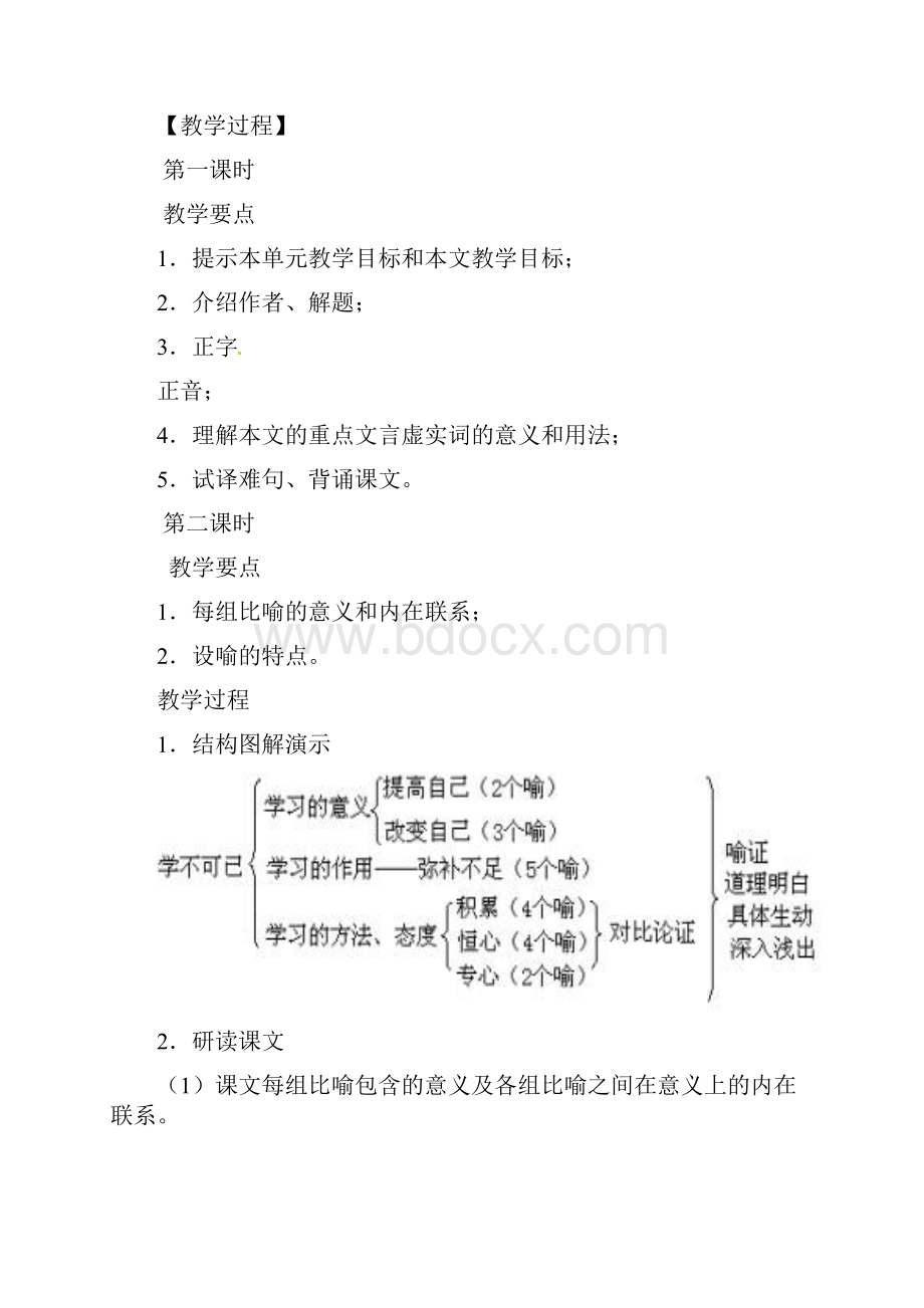 鲁教版高中语文必修一全册教案.docx_第2页