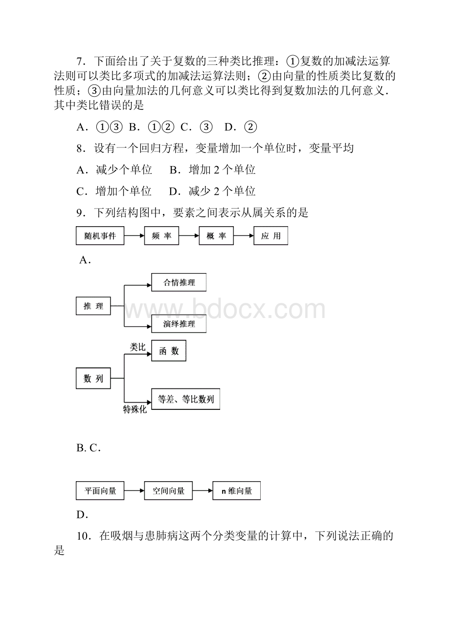 高二下学期期中考试 数学文.docx_第2页