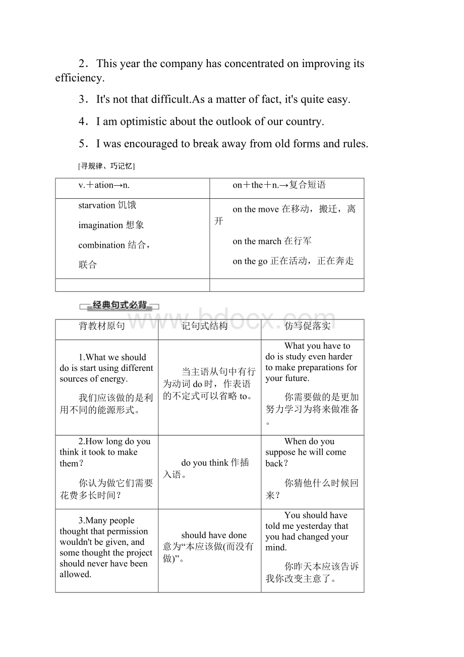 同步北师大英语选修八新突破讲义Unit 22 Section Ⅵ Language PointsⅢCommunication.docx_第3页