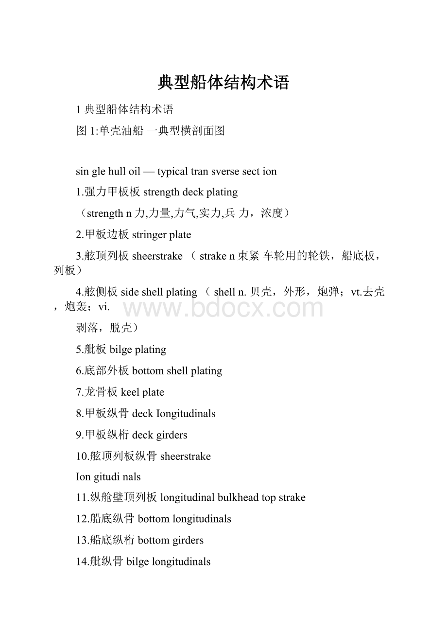 典型船体结构术语.docx_第1页