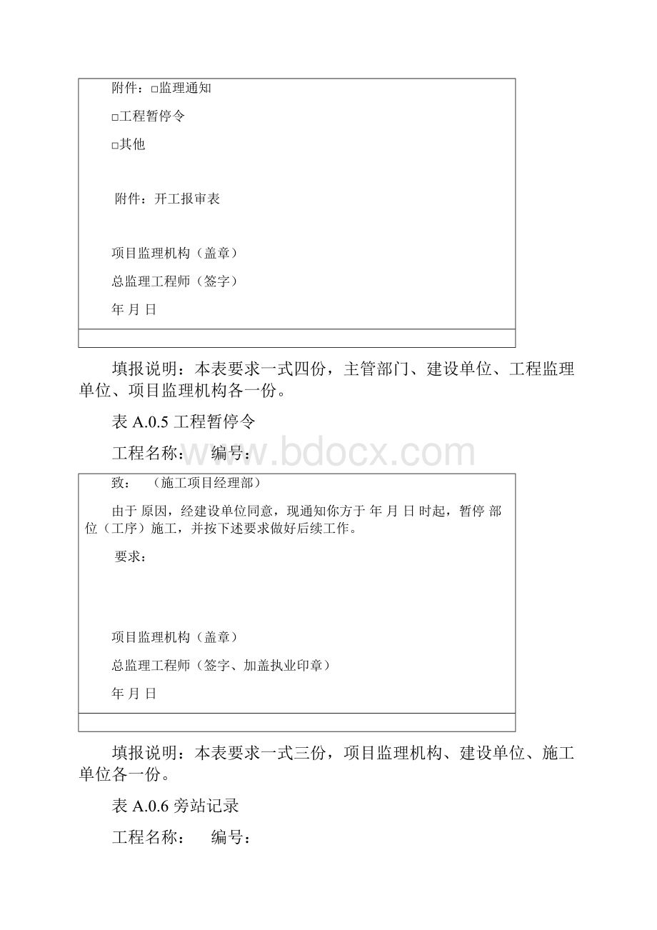 监理单位用表最新版报审表.docx_第3页