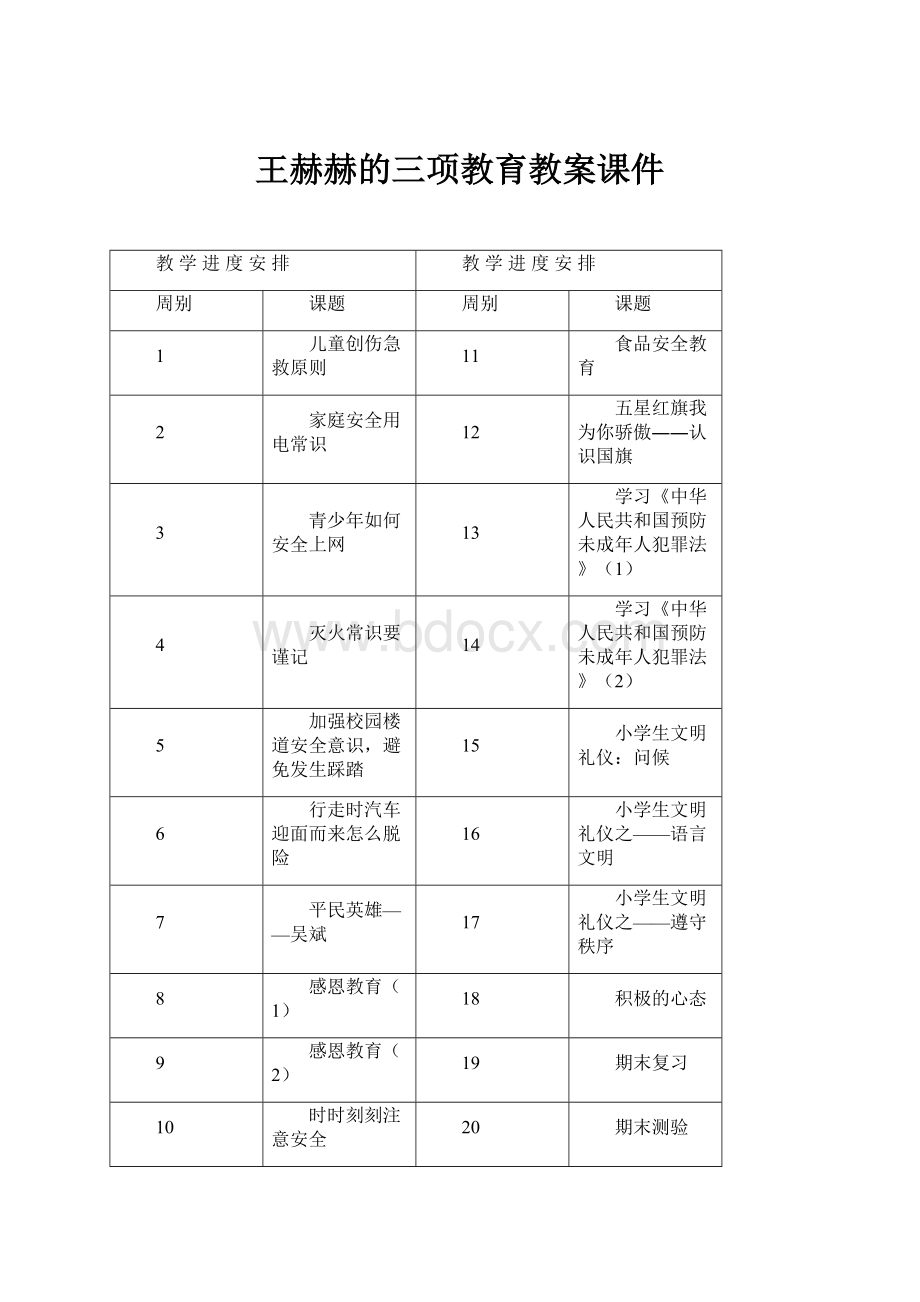 王赫赫的三项教育教案课件.docx_第1页