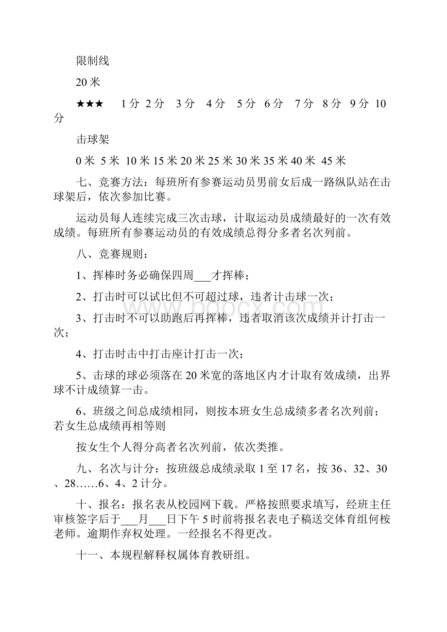 中学春季体育单项比赛竞赛规程.docx_第3页