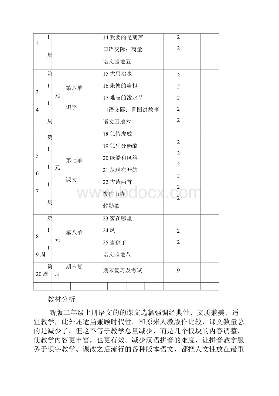 新版人教版小学二年级上册语文教案全册改编.docx_第3页