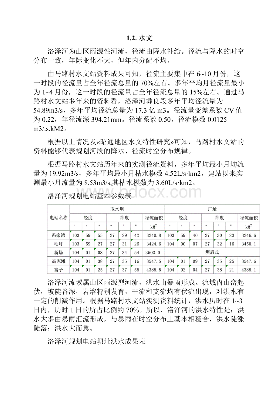 洛泽河水电规划设计 推荐.docx_第2页