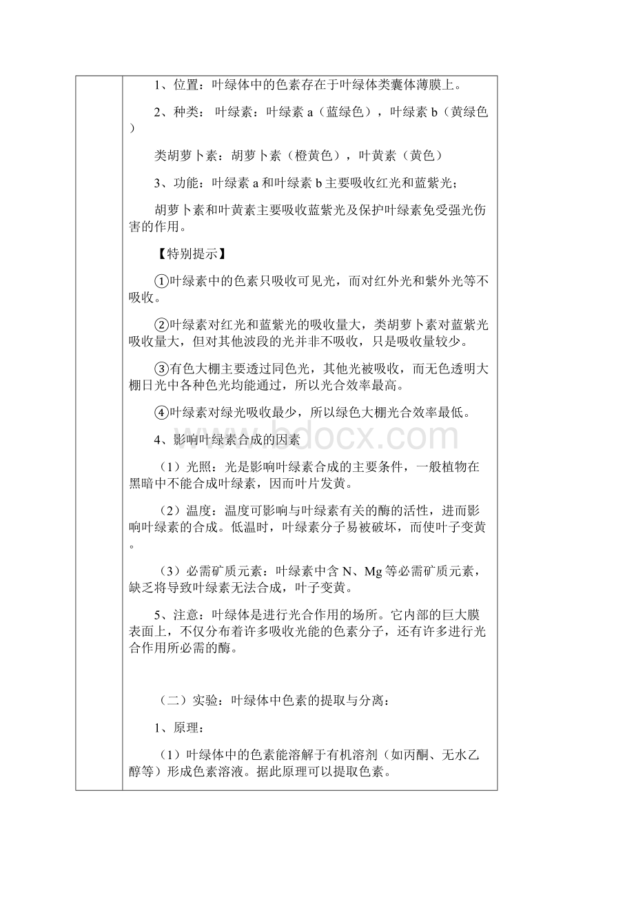 人教版生物必修一呼吸作用与光合作用知识点经典例题以与详答.docx_第2页