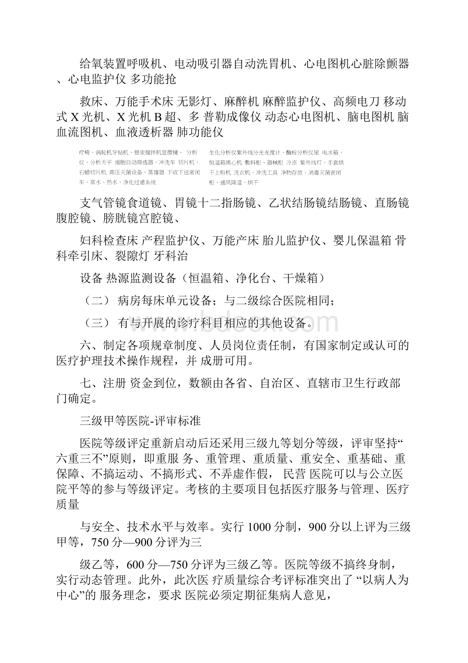 三级甲等医院建设标准新.docx_第2页