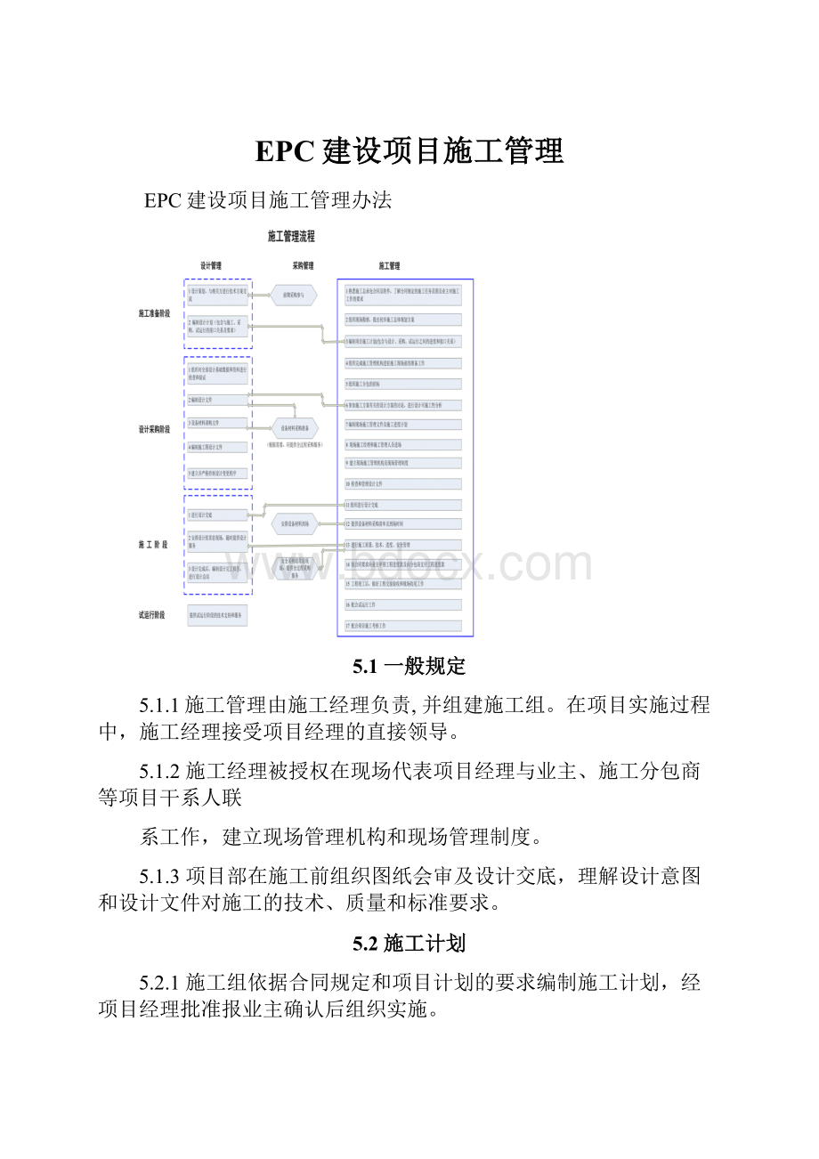 EPC建设项目施工管理.docx_第1页