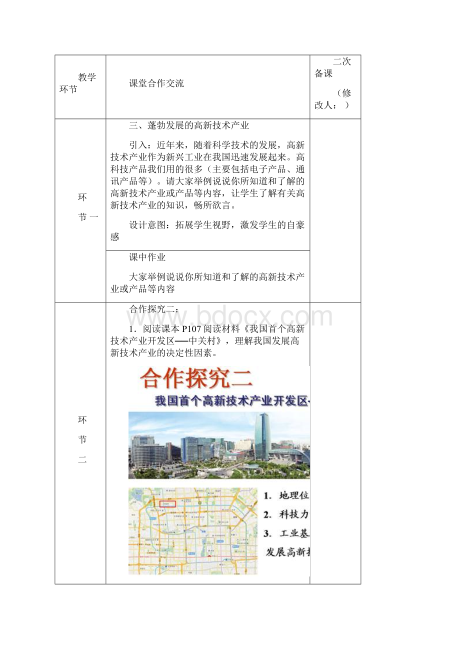 43工业教案2新版新人教版 人教版八年级地理上册.docx_第2页