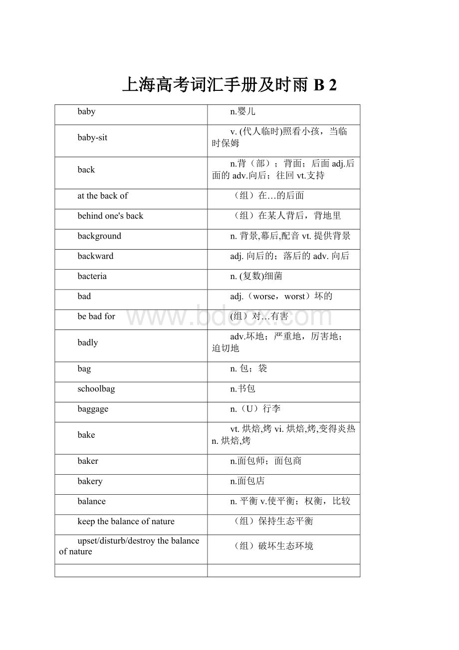 上海高考词汇手册及时雨B 2.docx_第1页