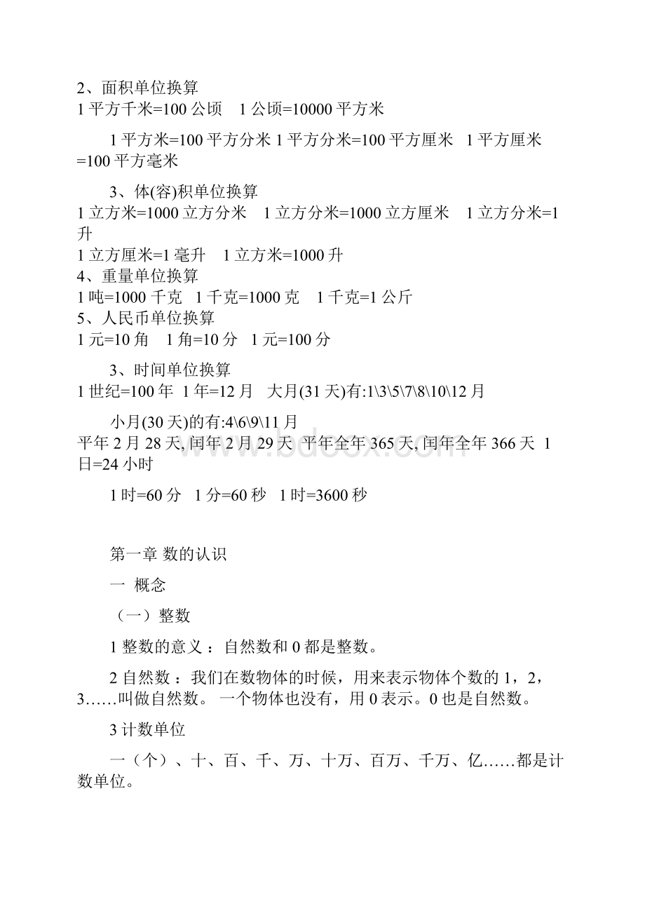 新北师大版小学六年级数学总复习知识点归纳.docx_第3页