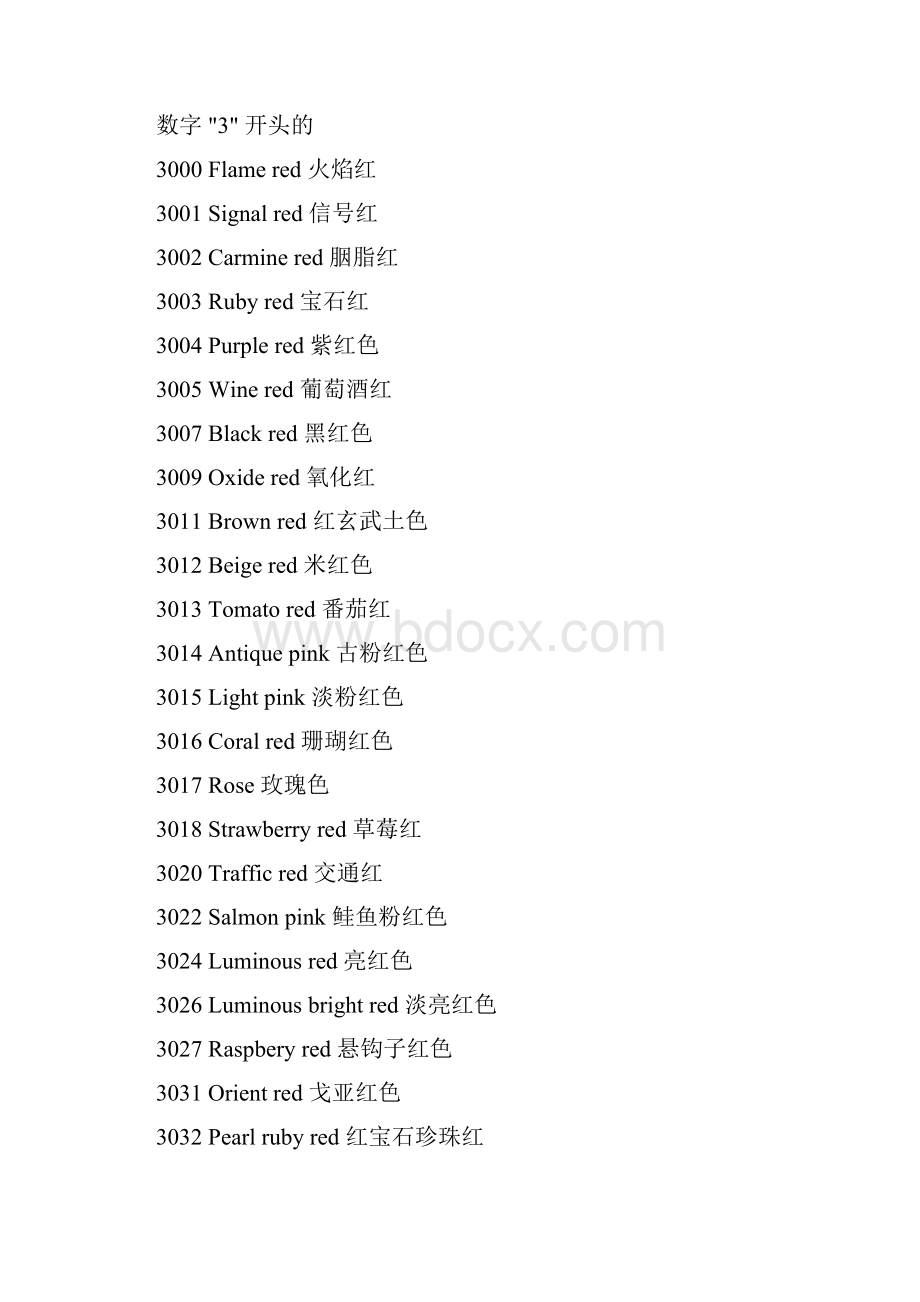 RAL色卡色号颜色对照表.docx_第3页