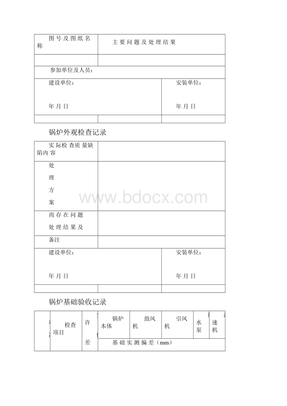 蒸汽锅炉安装质量证明书范本资料.docx_第3页