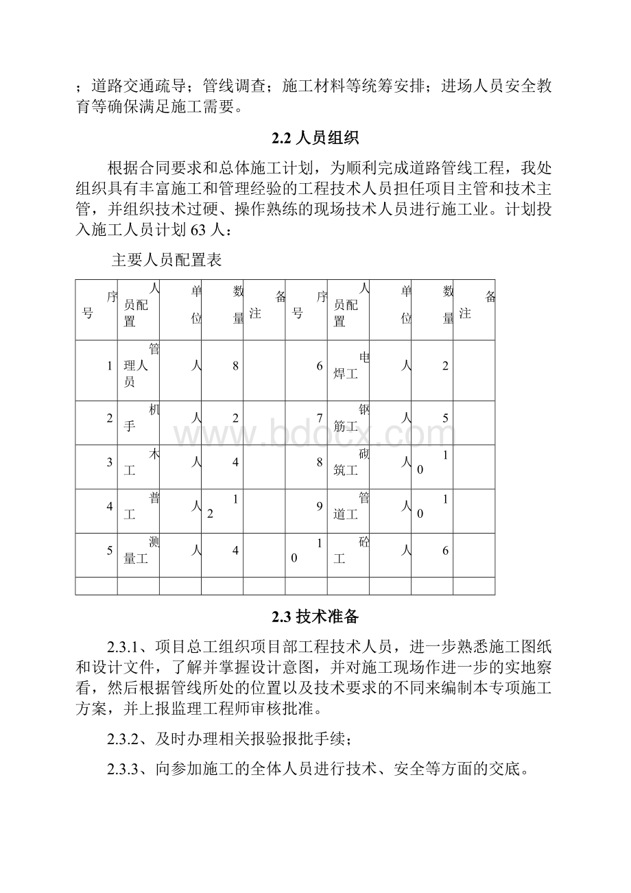 市政道路通信管道施工方案.docx_第3页