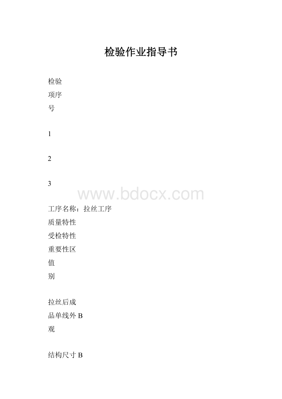 检验作业指导书.docx