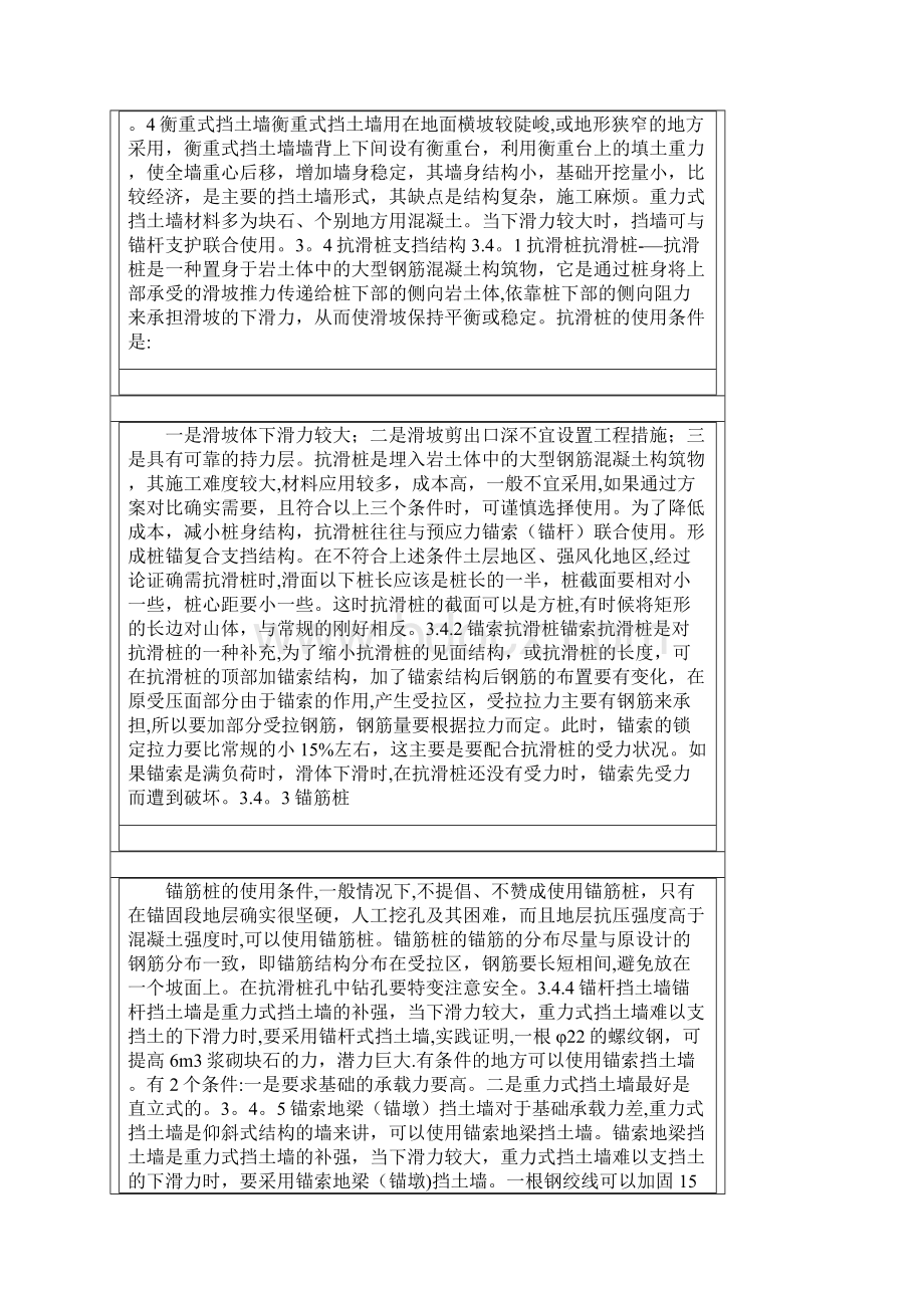 精品边坡滑坡的防护措施.docx_第3页