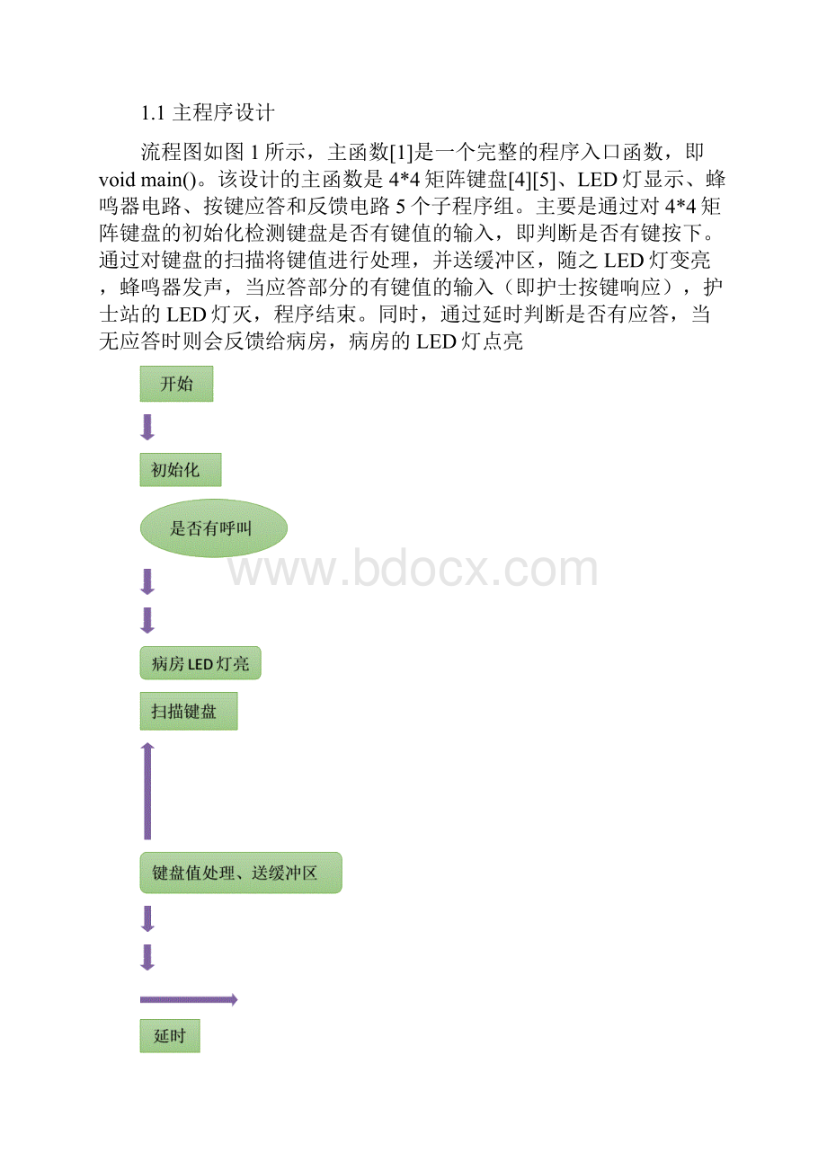 课程设计论文基于51单片机的病房呼叫系统软件.docx_第2页