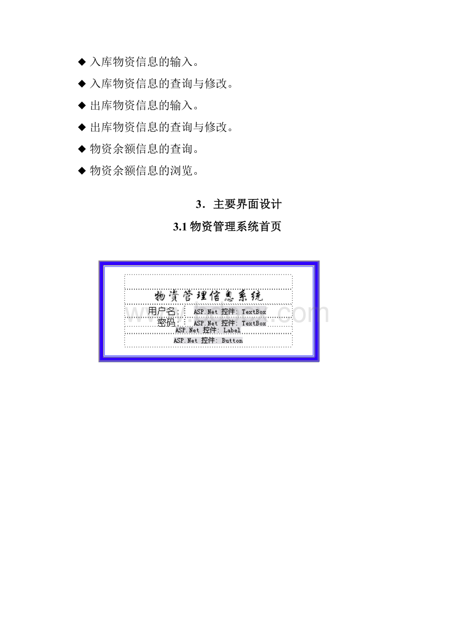 物资管理系统详细设计说明书.docx_第3页