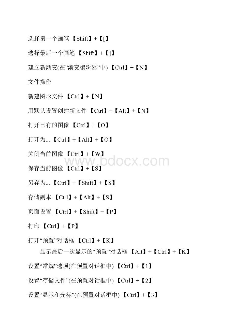 PS快捷键终极版文档.docx_第3页