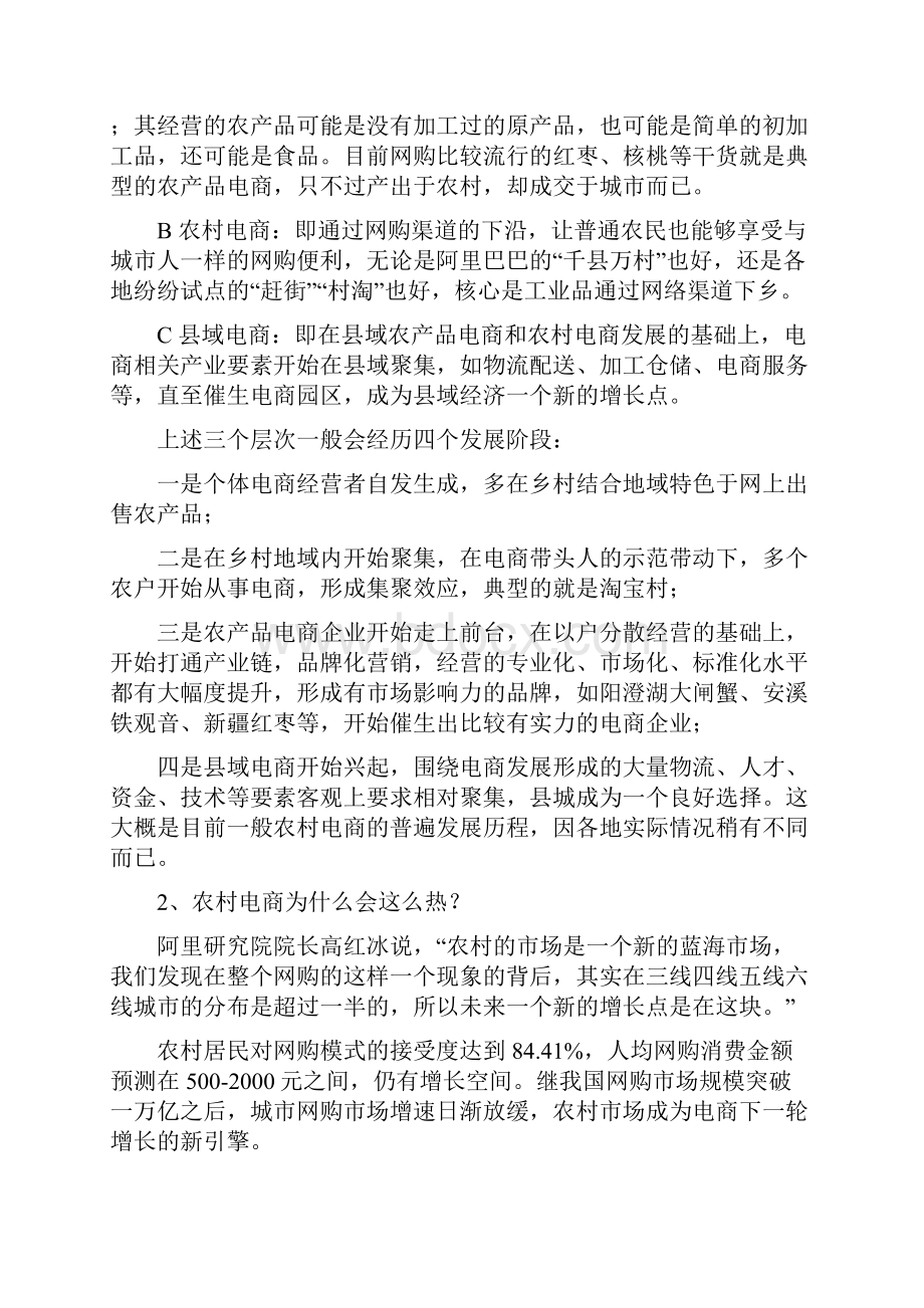 农村电商的机遇与现实问题说课材料.docx_第2页