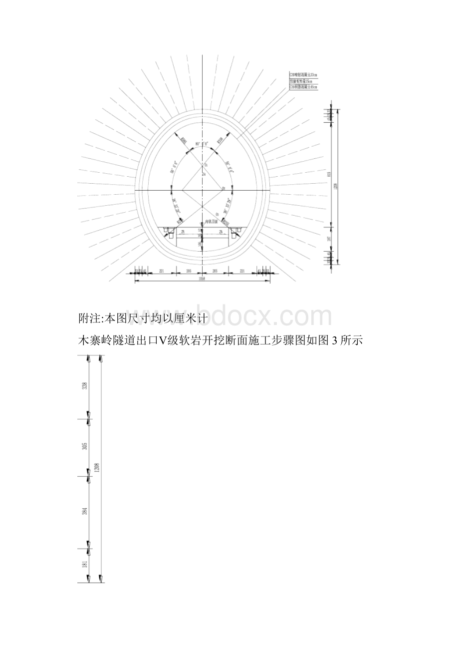 木寨岭隧道出口正洞级软岩开挖支护方案内容.docx_第3页