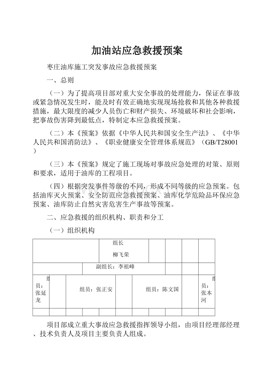 加油站应急救援预案.docx