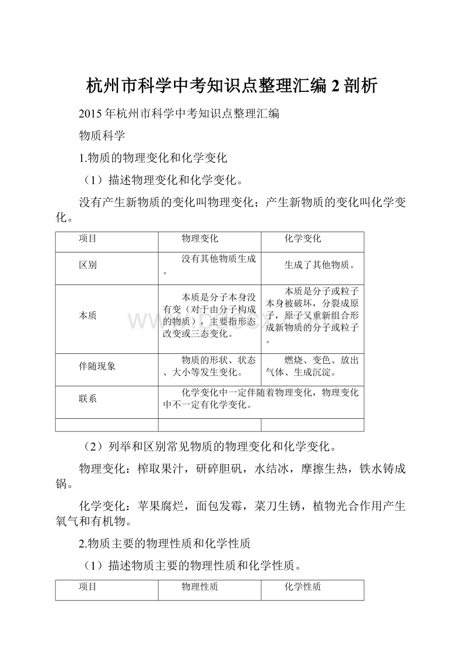 杭州市科学中考知识点整理汇编2剖析.docx_第1页