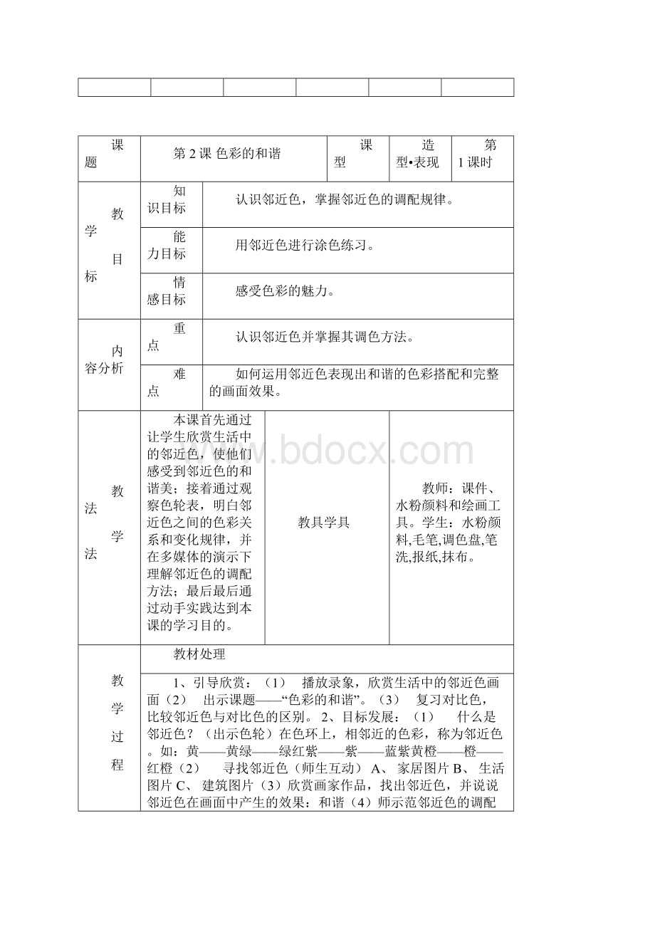 五年级人教版美术上册教案.docx_第2页