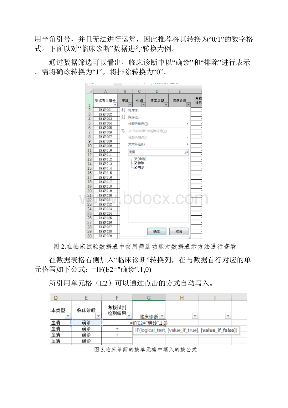 利用Excel对IVD二分类临床试验数据进行统计分析的方法举例中国器审.docx_第2页