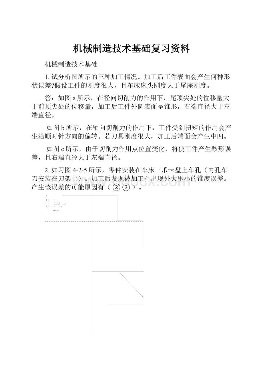 机械制造技术基础复习资料.docx_第1页