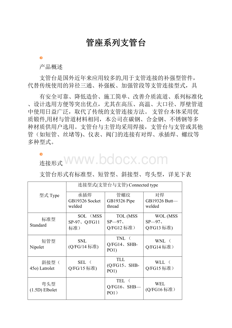 管座系列支管台.docx_第1页