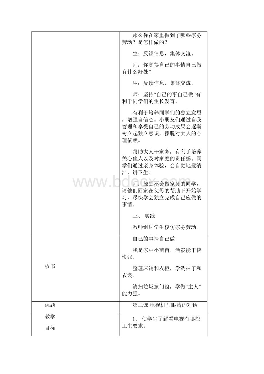 小学二年级健康教育教案.docx_第2页