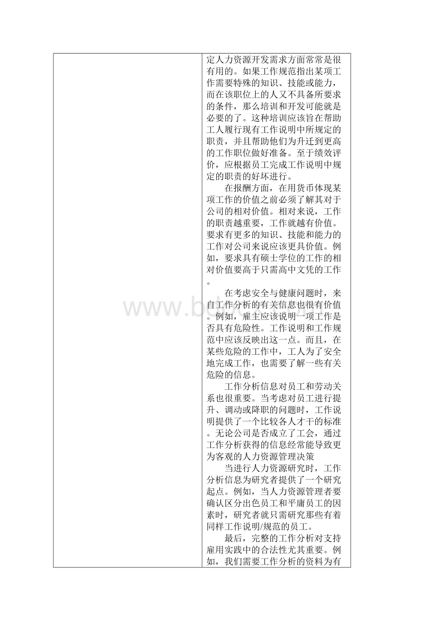 人资知识人力资源工作分析与职务设计.docx_第2页