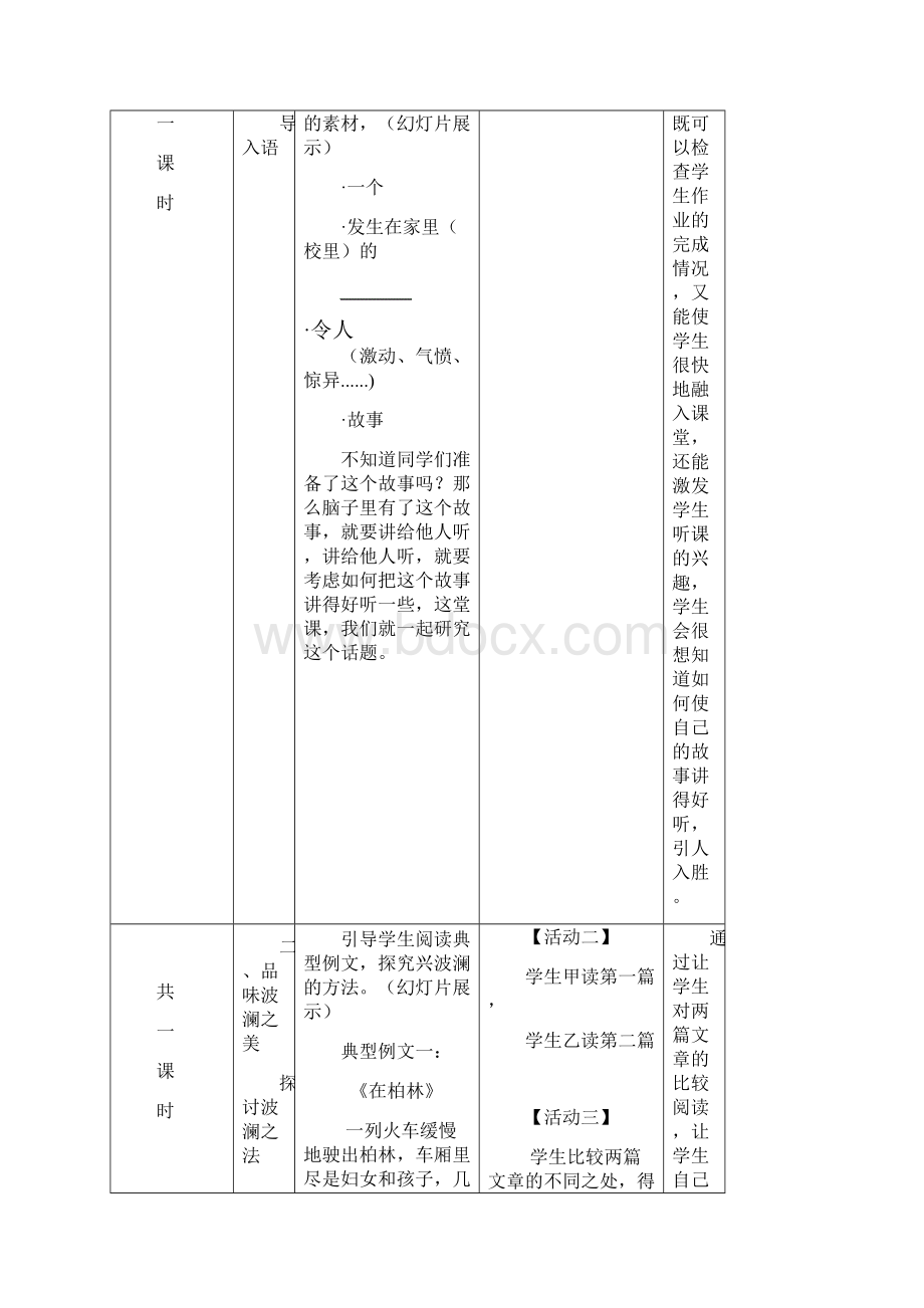 《写出事件的波澜》教学设计 李红香.docx_第2页