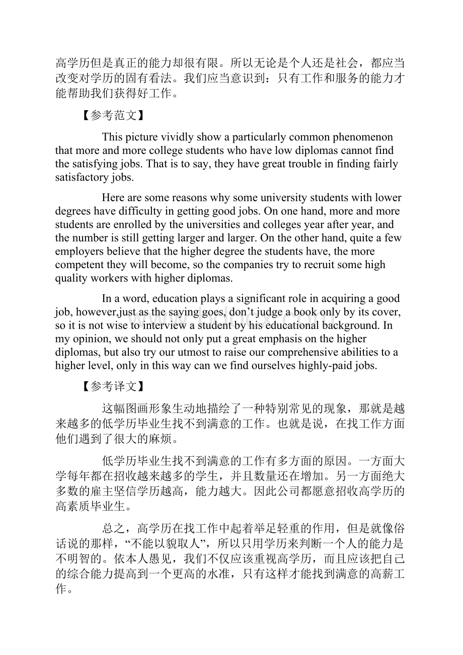 英语六级真题作文及范文.docx_第2页