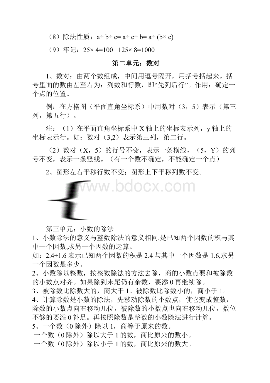 人教版小学五年级上册数学期末考试复习资料全一册很全面精品.docx_第3页