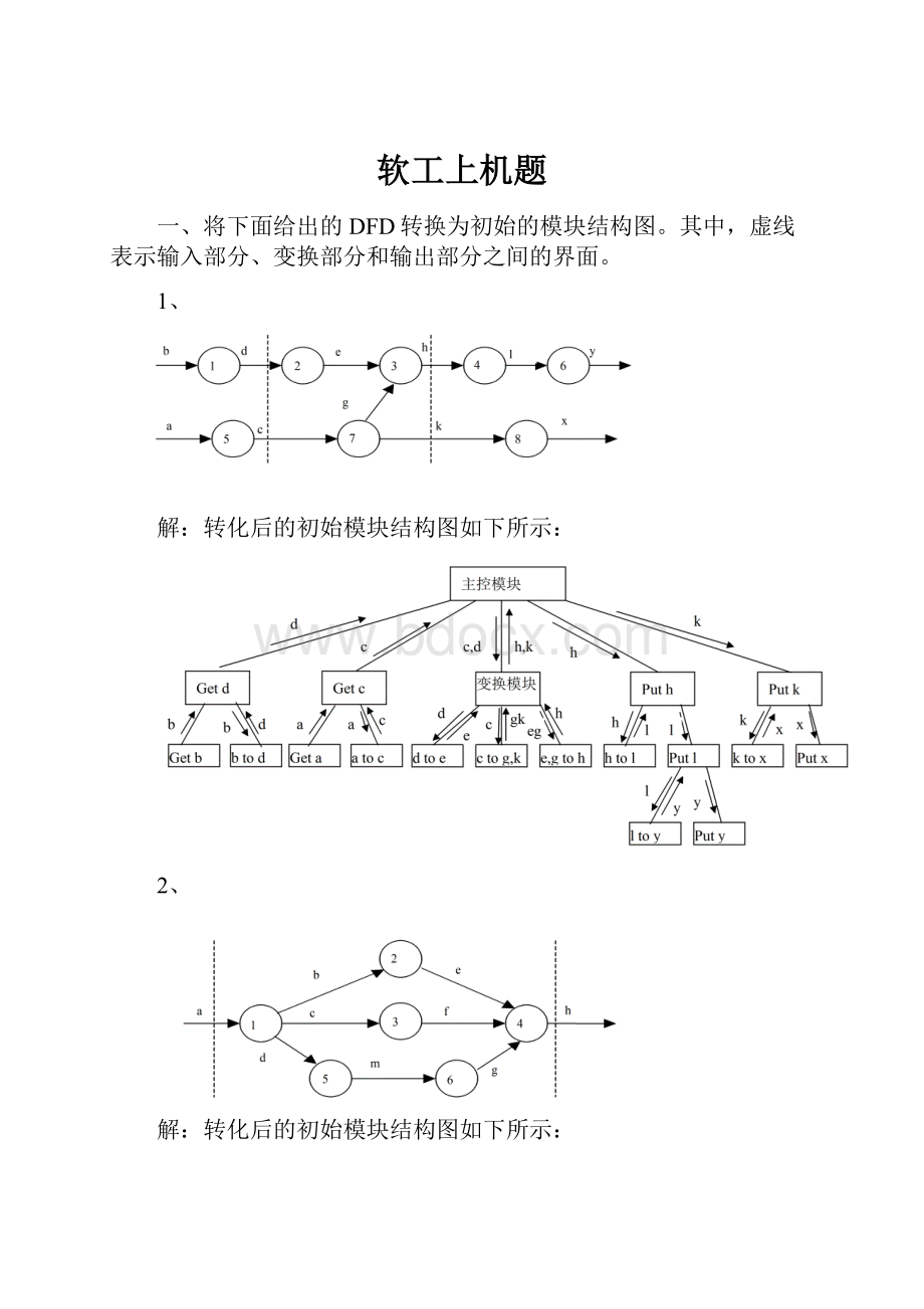 软工上机题.docx